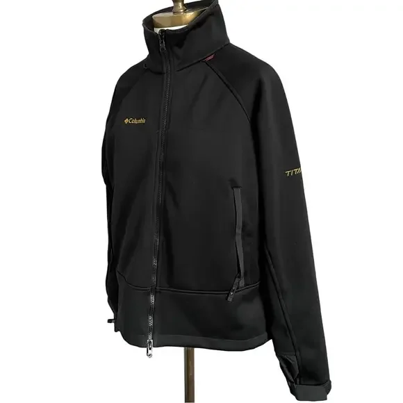 Columbia Black Titanium Interchange Waterproof Shell Jacket - Large - Picture 4 of 14